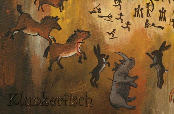 Acrylbild *Jagd*
