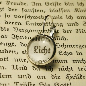 Single-Ohrring mit Brisur *Licht*