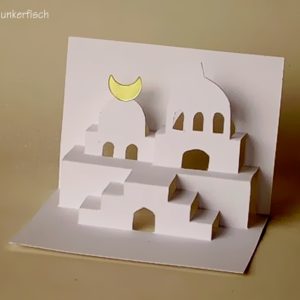 Faltschnittkarte *Kleine Moschee*