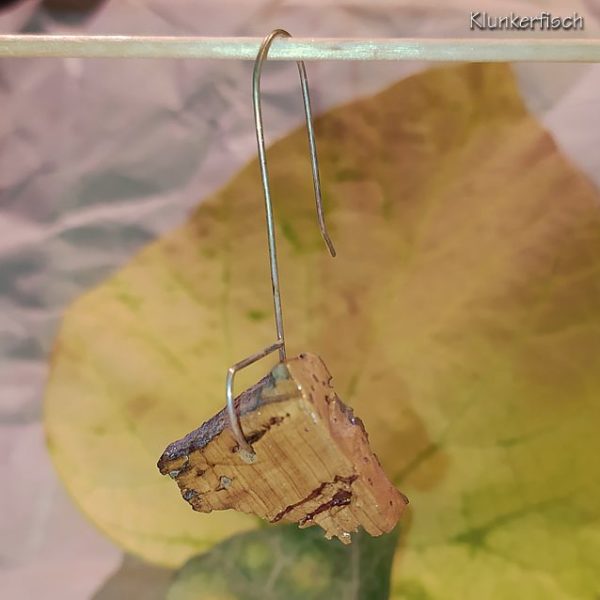 Single-Ohrring mit Kork Nr. 11