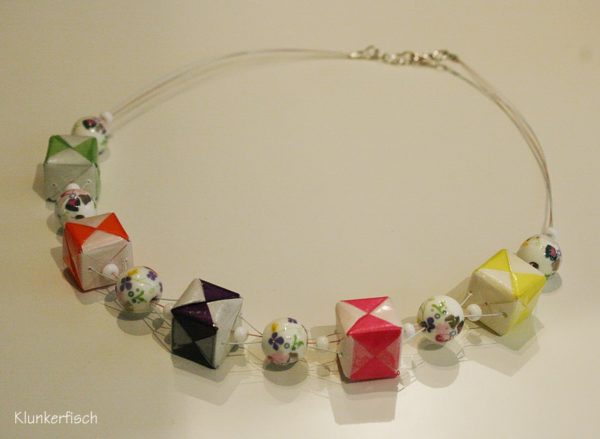 Origami-Collier *Blütenpracht*