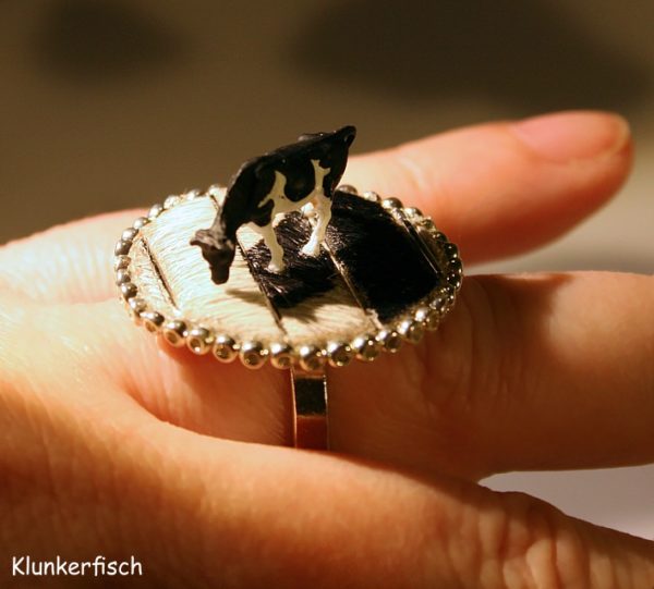 Fingerring *Gestreifte Kuh* – Bild 4