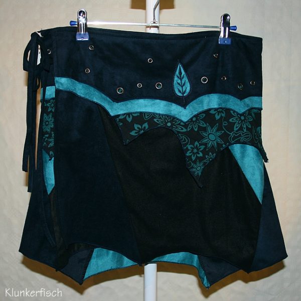 Wickelrock *Elfe* in Blau-Schwarz