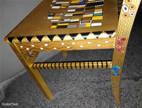Dekorativer Stuhl *Hommage á Klimt* – Bild 5