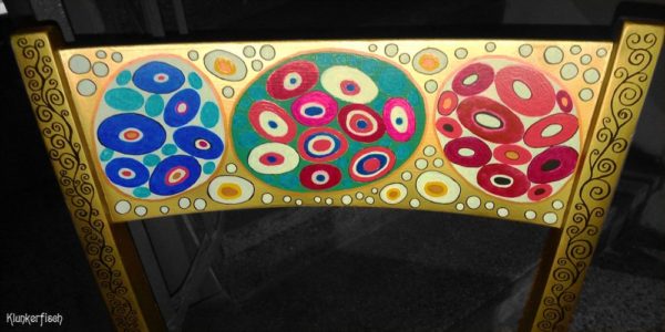 Dekorativer Stuhl *Hommage á Klimt* – Bild 4