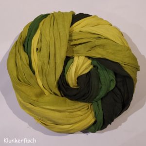 Batik-Tuch aus Baumwolle in Gelb-Grün