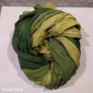 Batik-Tuch aus Baumwolle in Olivgrün