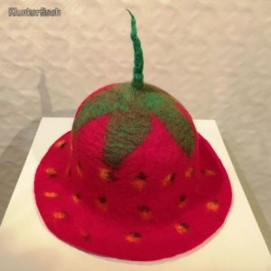 Lustiger Filz-Hut *Erdbeere*