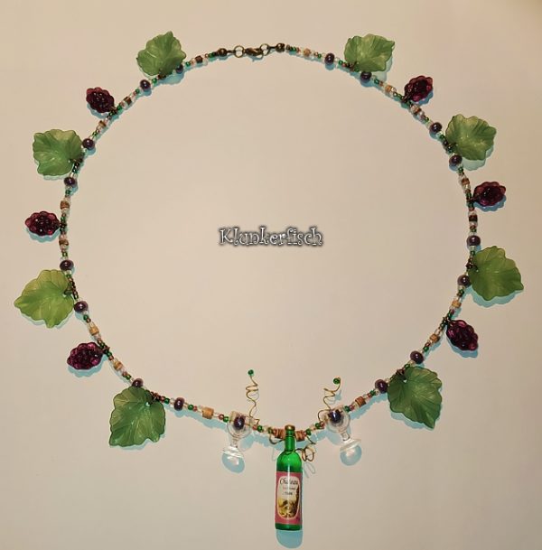 Halskette für Weinliebhaberinnen *Vin Rouge*