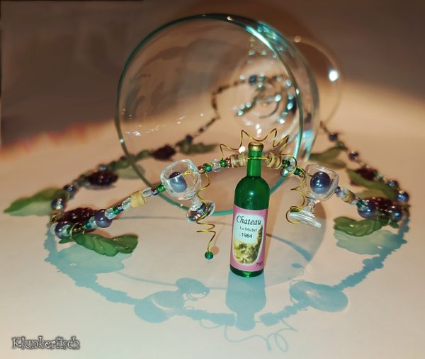 Halskette für Weinliebhaberinnen *Vin Rouge*