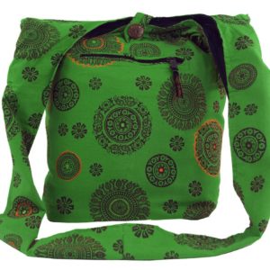 Lässige Sadhu Bag in Grün