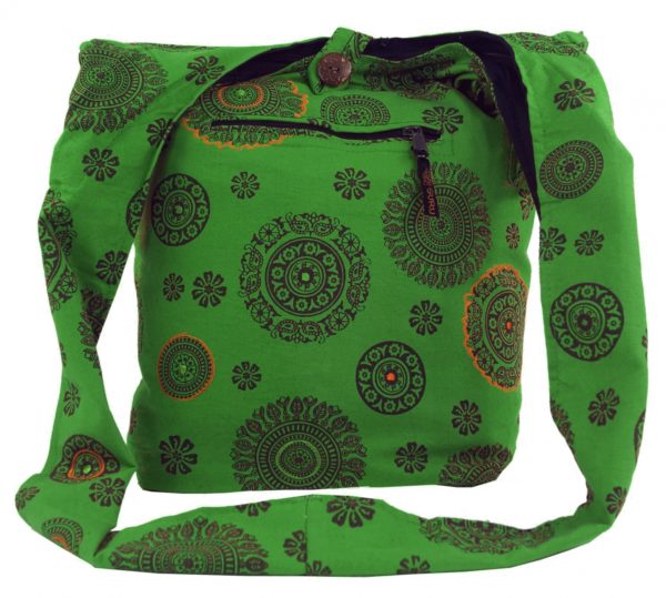 Lässige Sadhu Bag in Grün