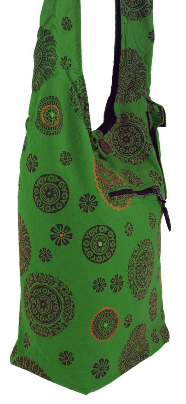 Lässige Sadhu Bag in Grün