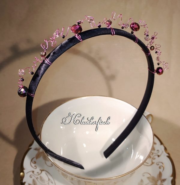 Bridgerton-Haarreifen / Fascinator "Philippa"