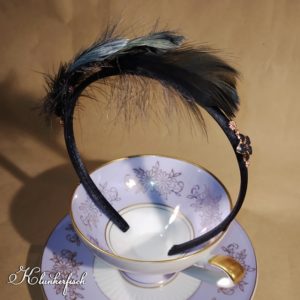 Bridgerton-Haarreifen / Fascinator "Lady Danbury"