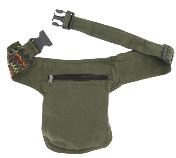 Robuste Gürteltasche in Olivgrün