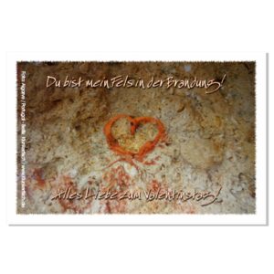 Karte zum Valentinstag