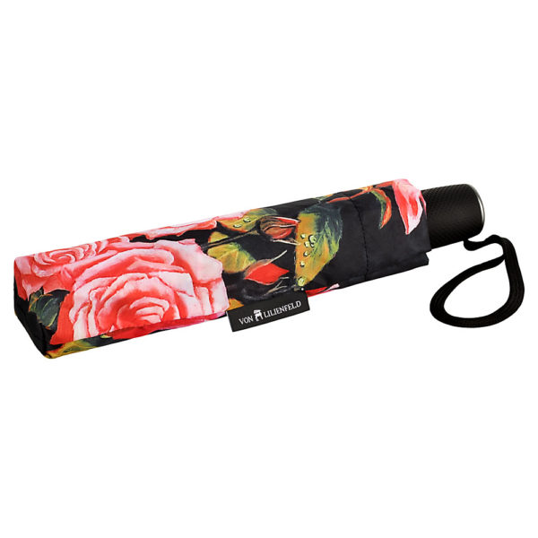 Regenschirm / Taschenschirm mit Rosen