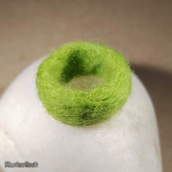 Filz-Ring in Apfelgrün
