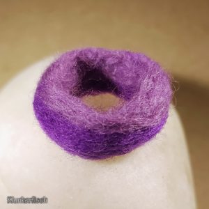 Filz-Ring in Violett