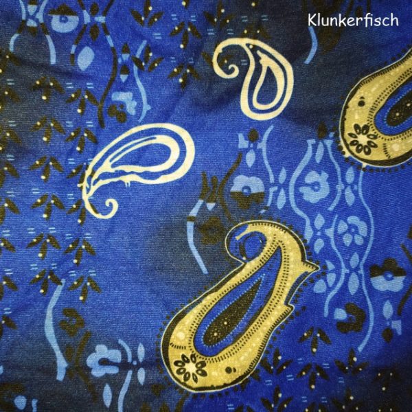 Loop in Blau mit Paisley-Muster