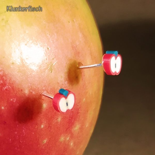 Fruchtige Ohrstecker *Apfel*