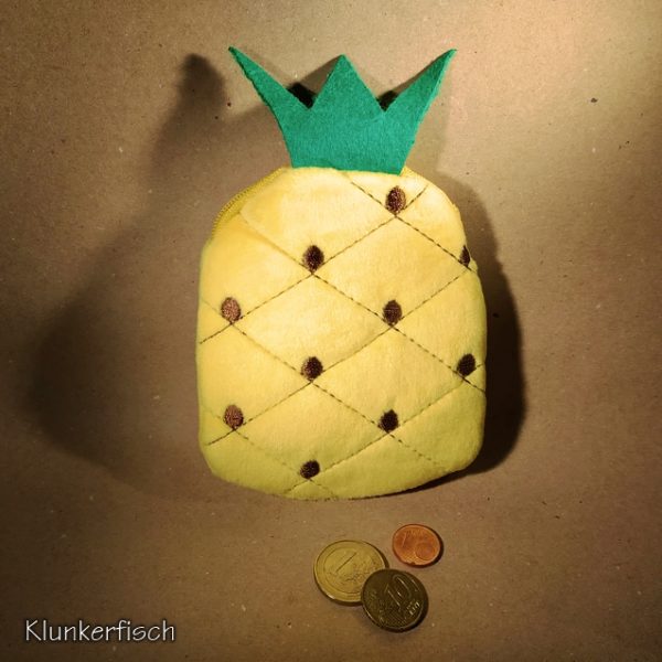 Täschchen / Portemonnaie *Ananas*