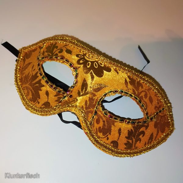 Venezianische Maske in Gold