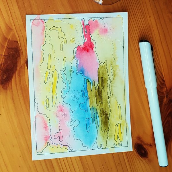 Kunst-Postkarte *Aquarell II*